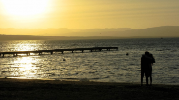 couple plage