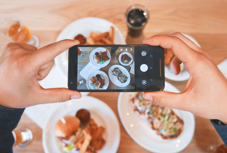 nourriture smartphone photo