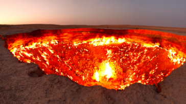 Porte de l'enfer, Turkménistan