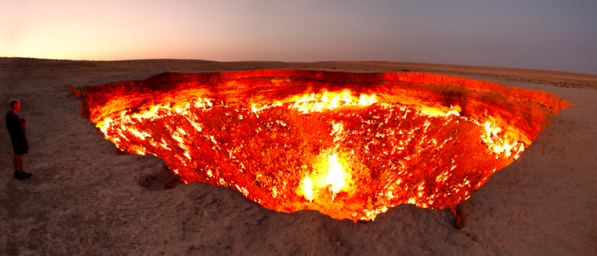 Porte de l'enfer, Turkménistan