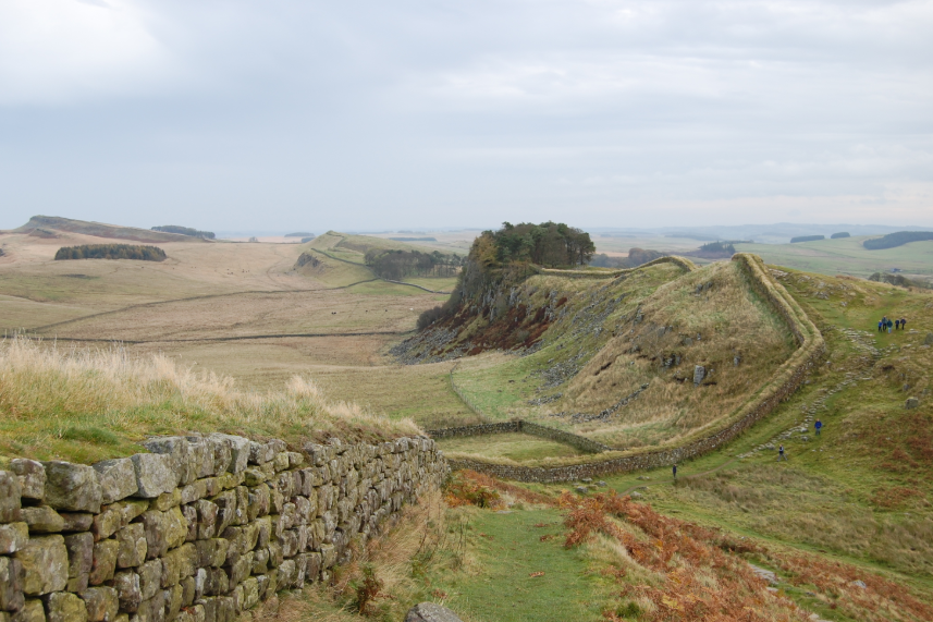 mur d'Hadrien, Angleterre