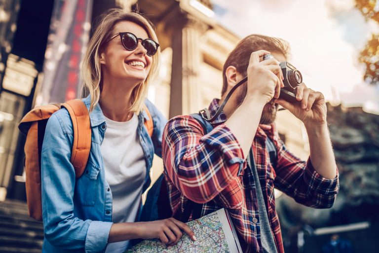 couple photo touristes voyages photographie