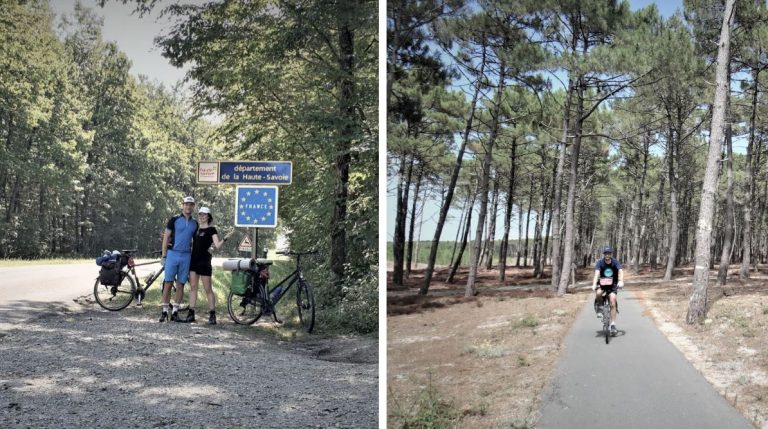 voyage vélo a travers la France