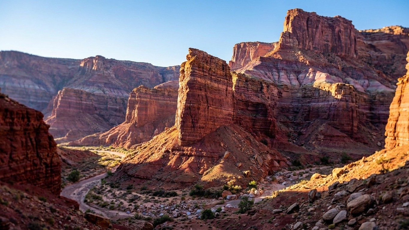 Canyons désertiques aux roches colorées : Petra, Antelope et leurs secrets