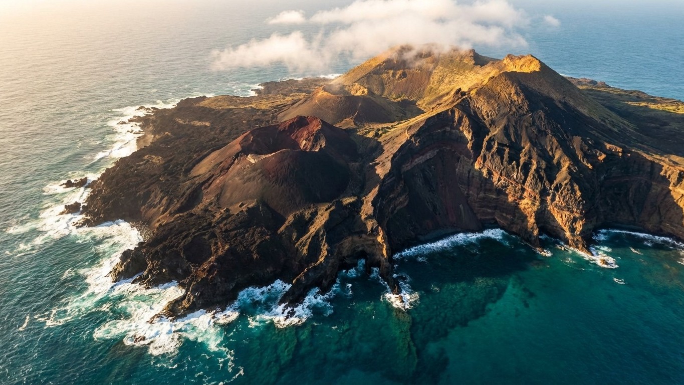 Îles volcaniques : formations géologiques uniques au milieu des océans