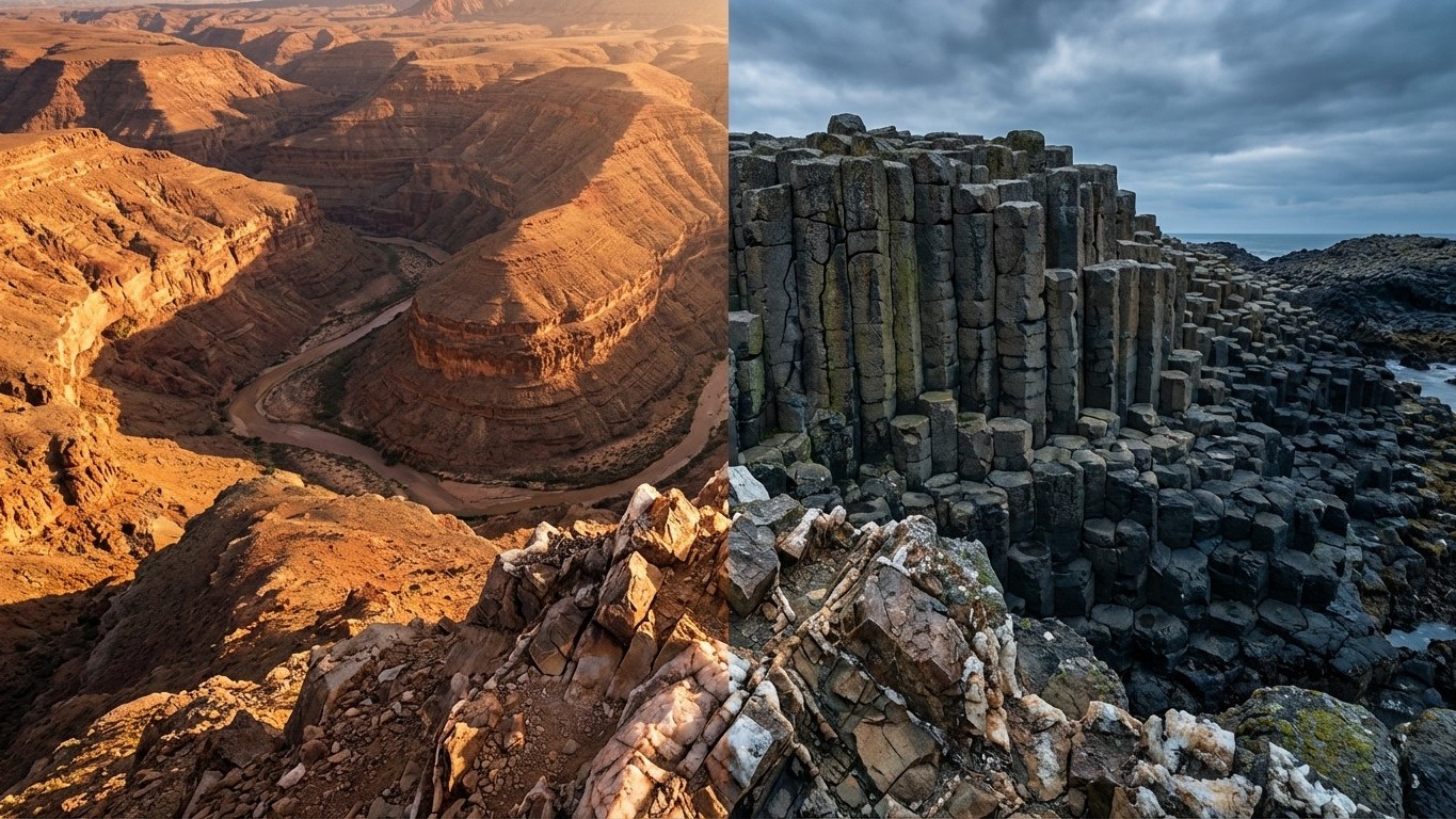 Les plus beaux paysages naturels du monde façonnés par les phénomènes géologiques