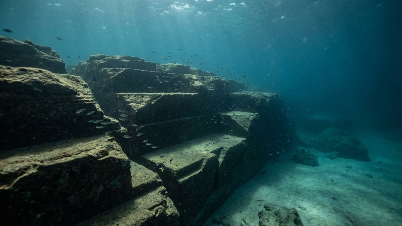 Structures sous-marines de Yonaguni au Japon : ville engloutie ou formation naturelle ?