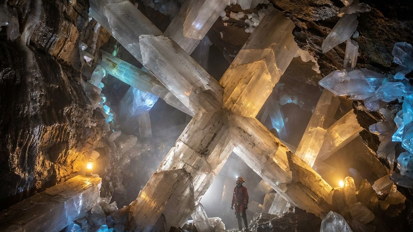 Grottes de cristaux géants : Naica et les merveilles minérales cachées