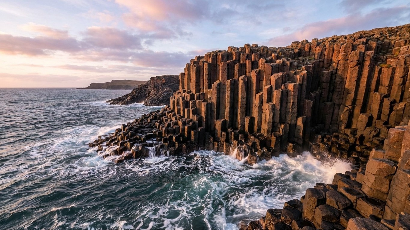 Colonnes de basalte : ces formations géantes face à l'océan