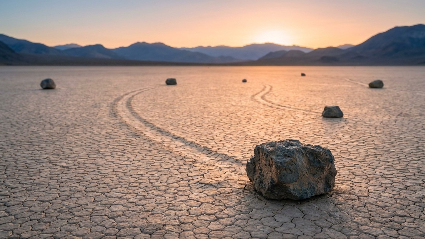 Les pierres mouvantes de Death Valley : un mystère géologique enfin résolu