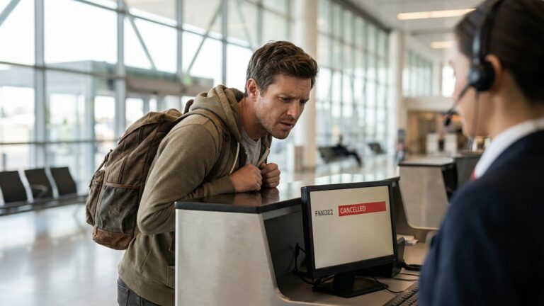 J'ai raté mon vol aller à cause d'un contretemps : à l'aéroport du retour, la compagnie m'a annoncé que mon billet n'exist...