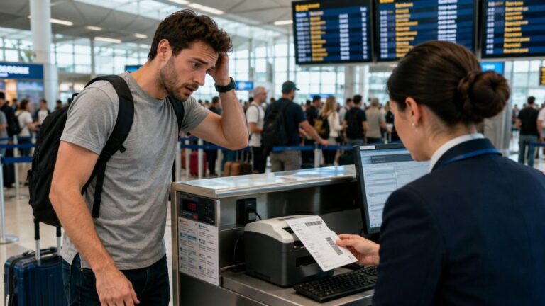 « Je pensais que quelques minutes au comptoir suffiraient » : comment une simple carte d'embarquement oubliée peut coûter ...