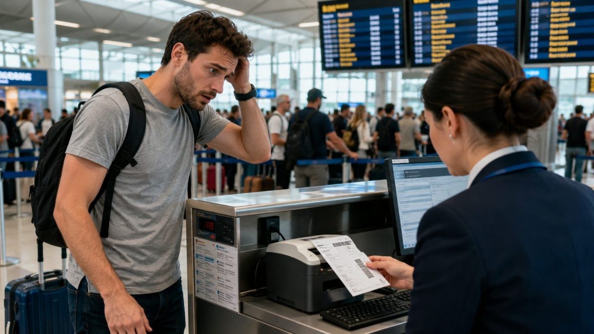 « Je pensais que quelques minutes au comptoir suffiraient » : comment une simple carte d'embarquement oubliée peut coûter ...