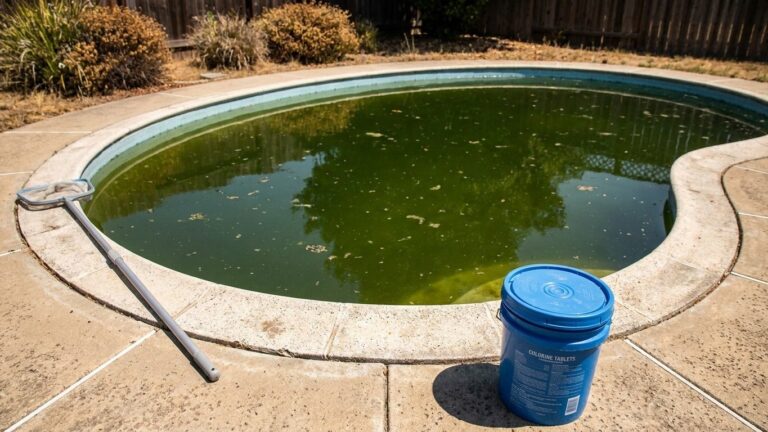 Je rajoutais des galets de chlore dès que ma piscine verdissait par 35 °C : un pisciniste m'a montré pourquoi j'aggravais ...