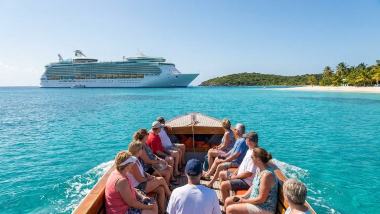 « On devait débarquer sur la plage à 8h, on est restés à bord » : cette croisière aux Antilles où l'escale dépend d'une se...