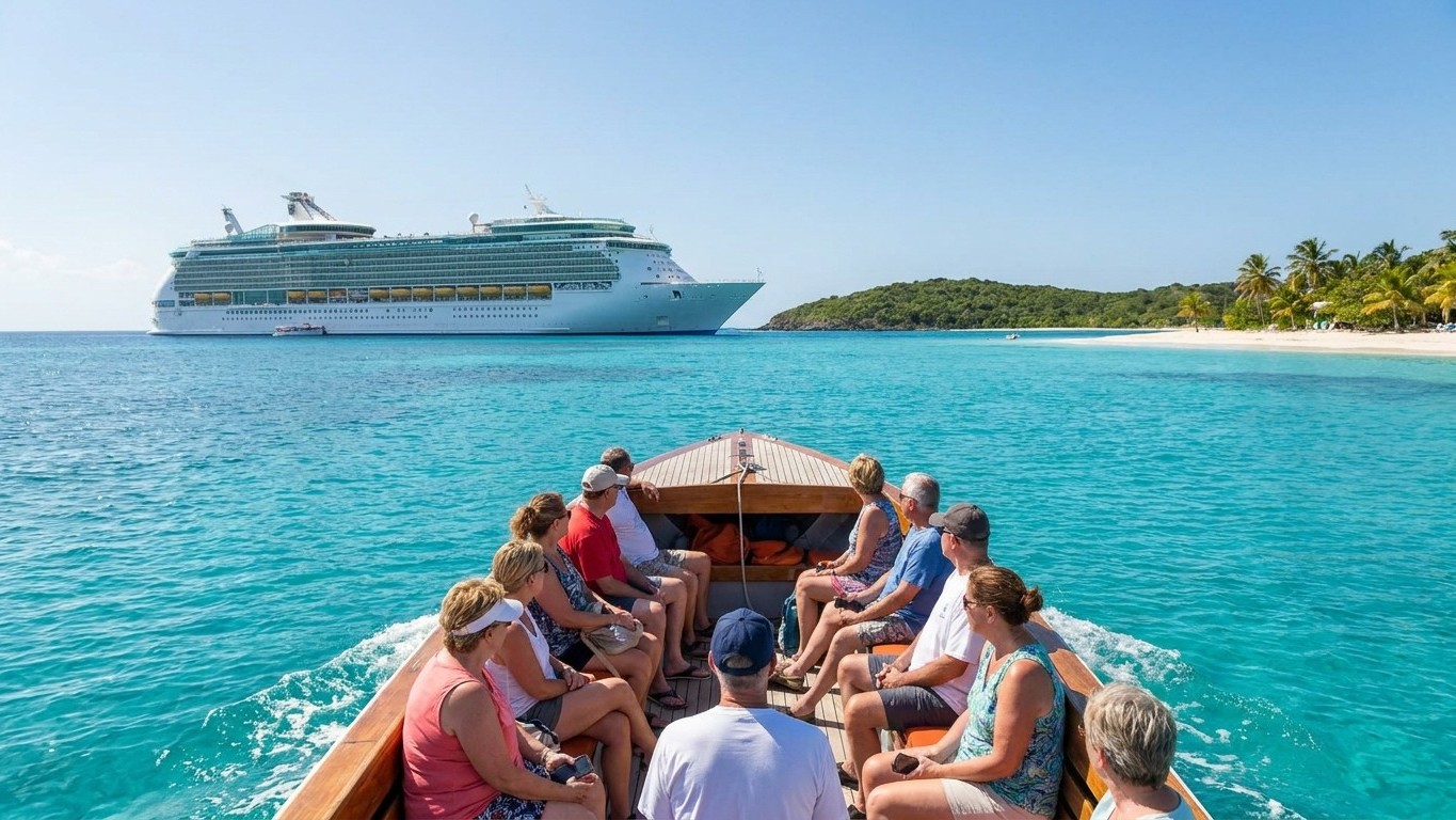 « On devait débarquer sur la plage à 8h, on est restés à bord » : cette croisière aux Antilles où l'escale dépend d'une se...