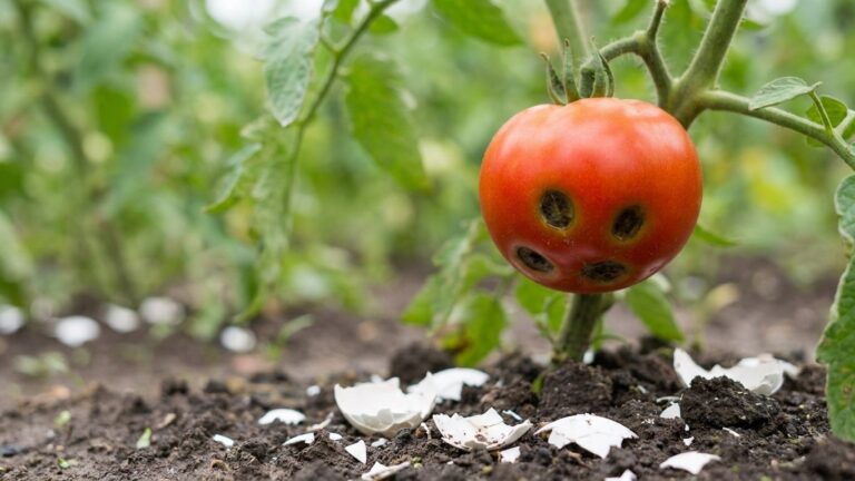 On s'obstine tous à étaler des coquilles d'œuf en barrière anti-limaces, alors que ce geste protège nos tomates d'un tout ...