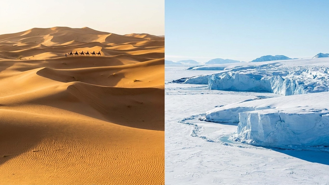 Sahara, Antarctique : quel est le plus grand désert du monde ?