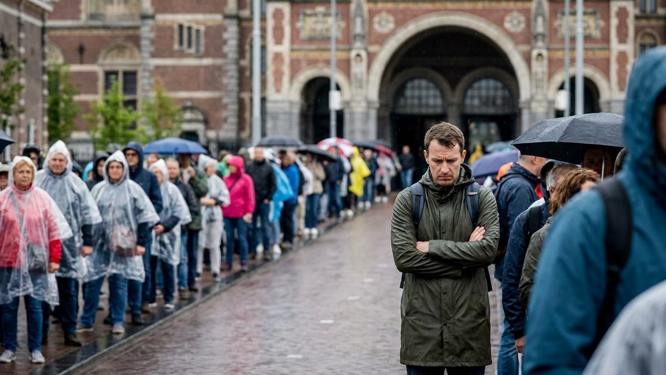 J'ai fait la queue une heure devant le Rijksmuseum sans avoir réservé : au guichet, on m'a annoncé que je n'entrerais pas ...