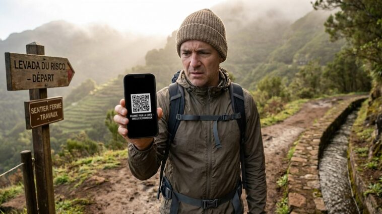 « Je partais sur les levadas de Madère au petit matin sans rien préparer » : désormais, sans QR code, c'est demi-tour au d...