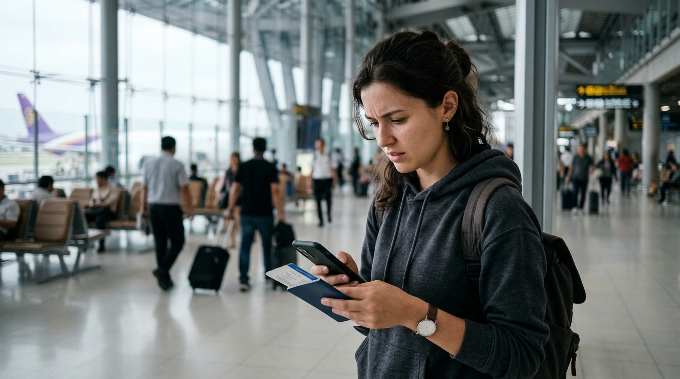 « Je pensais qu&rsquo;un passeport valide suffisait » : au contrôle de Bangkok, on m&rsquo;a mis de côté le temps de remplir un formulaire sur mon téléphone