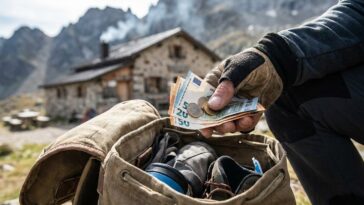 Les habitués du GR52 glissent toujours des billets au fond de leur sac avant de basculer côté italien et ce n'est pas pour...