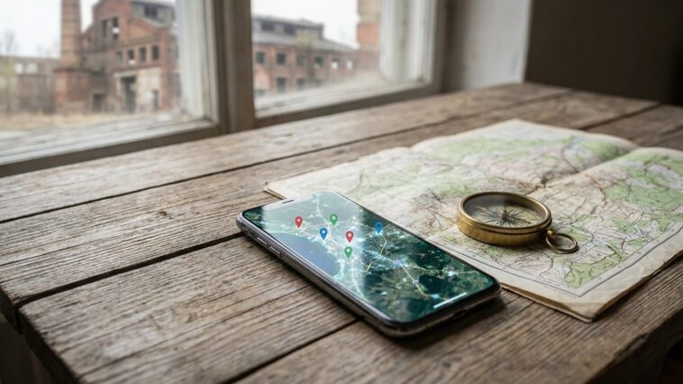Meilleure application pour localiser des lieux abandonnés : le comparatif des cartes d'urbex
