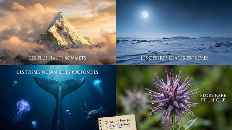 Records naturels du monde : le guide complet des extrêmes de la planète