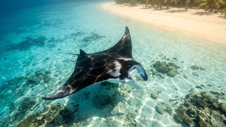 « On devait y passer deux jours, on est restés dix » : sur ce récif australien, on entre dans l'eau depuis le sable et les...