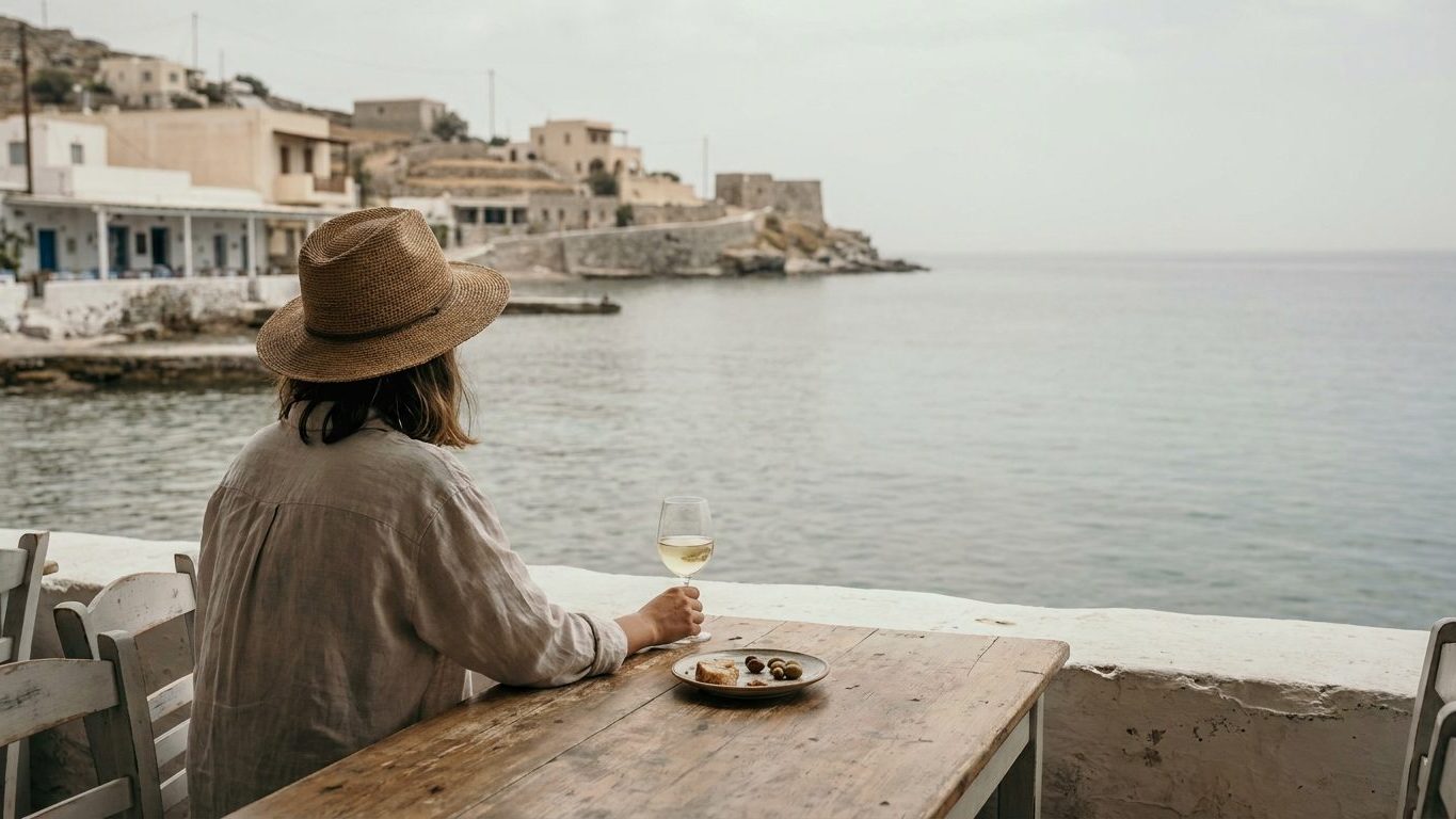 « On partait à Rhodes chaque Toussaint » : depuis qu'on a découvert cette île plus au sud, on déjeune encore en terrasse à...