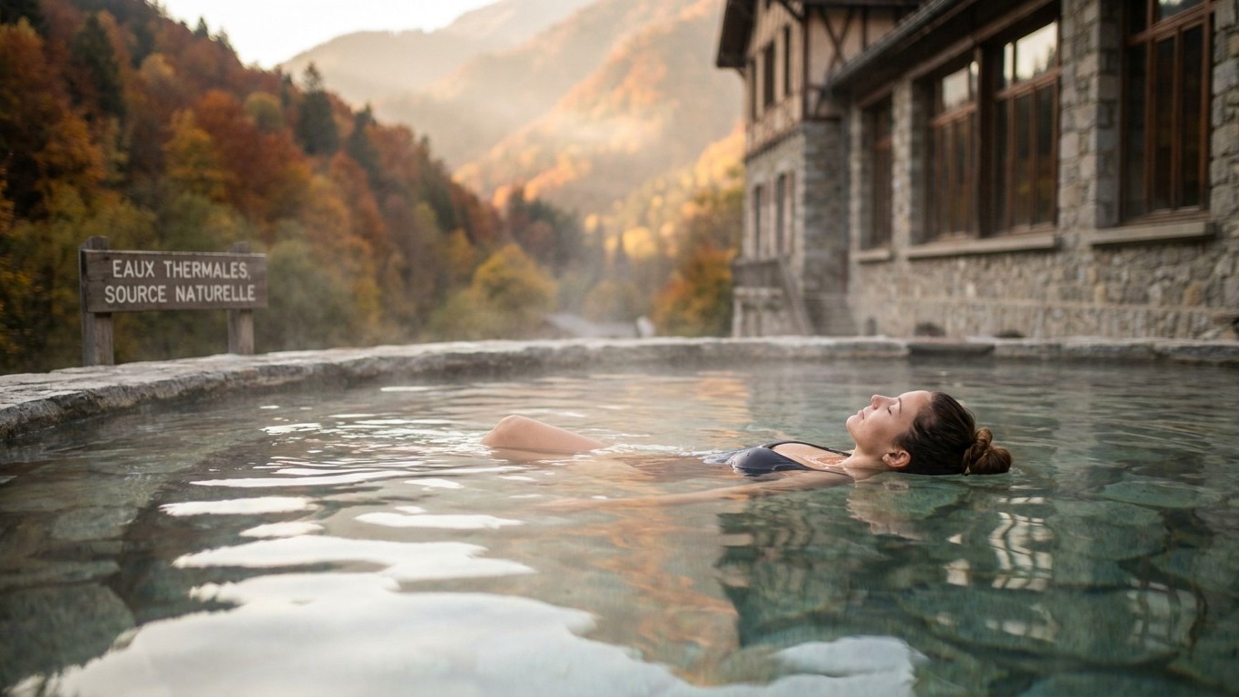 On réserve tous Évian pour un week-end thermal en octobre, sauf que cette ville à 3 h de train de Paris propose les mêmes soins à 90 € la nuit
